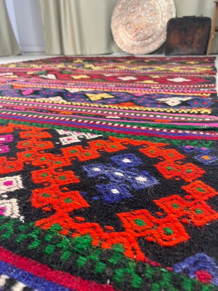 El Dokumasi Halı Kilim Yolluk Paspas Ölçü 318X203 Cm