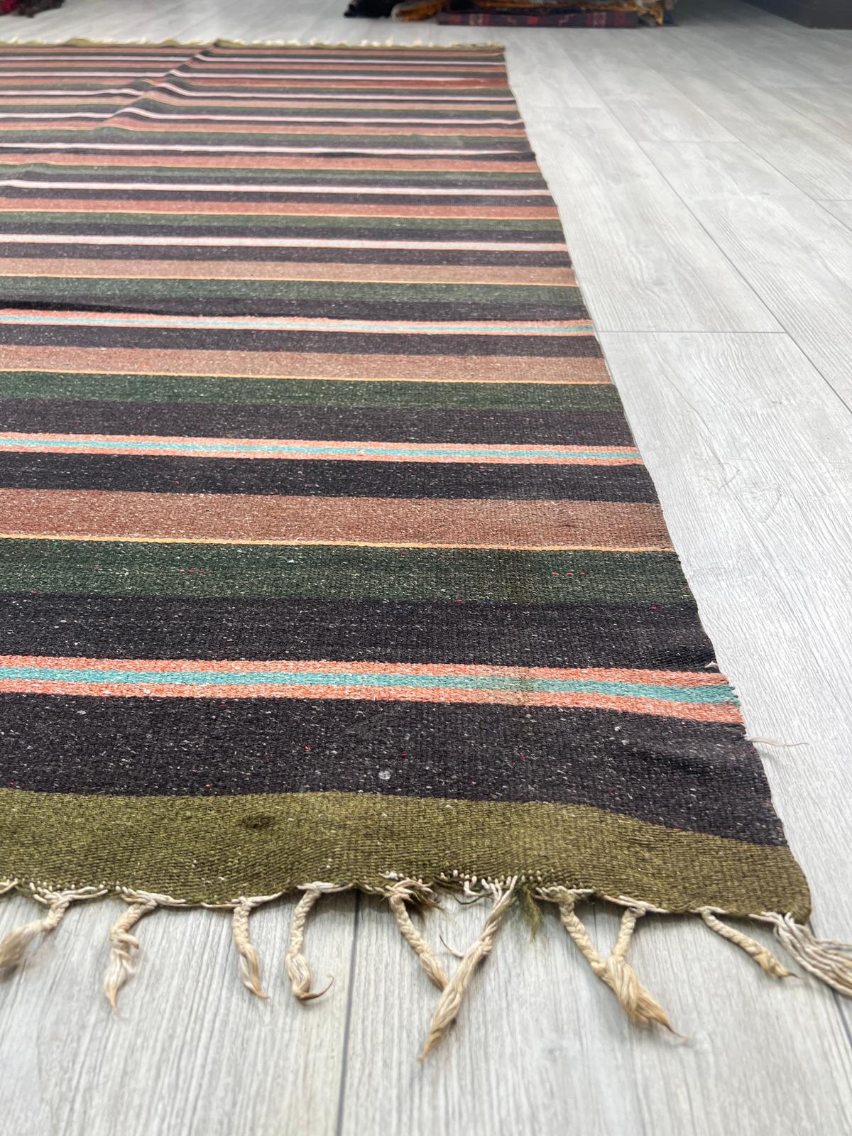 El Dokumasi Halı Kilim Yolluk Paspas Ölçü 277X162 Cm