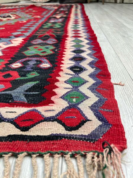 El Dokumasi Halı Kilim Yolluk Paspas Ölçü 281X162 Cm