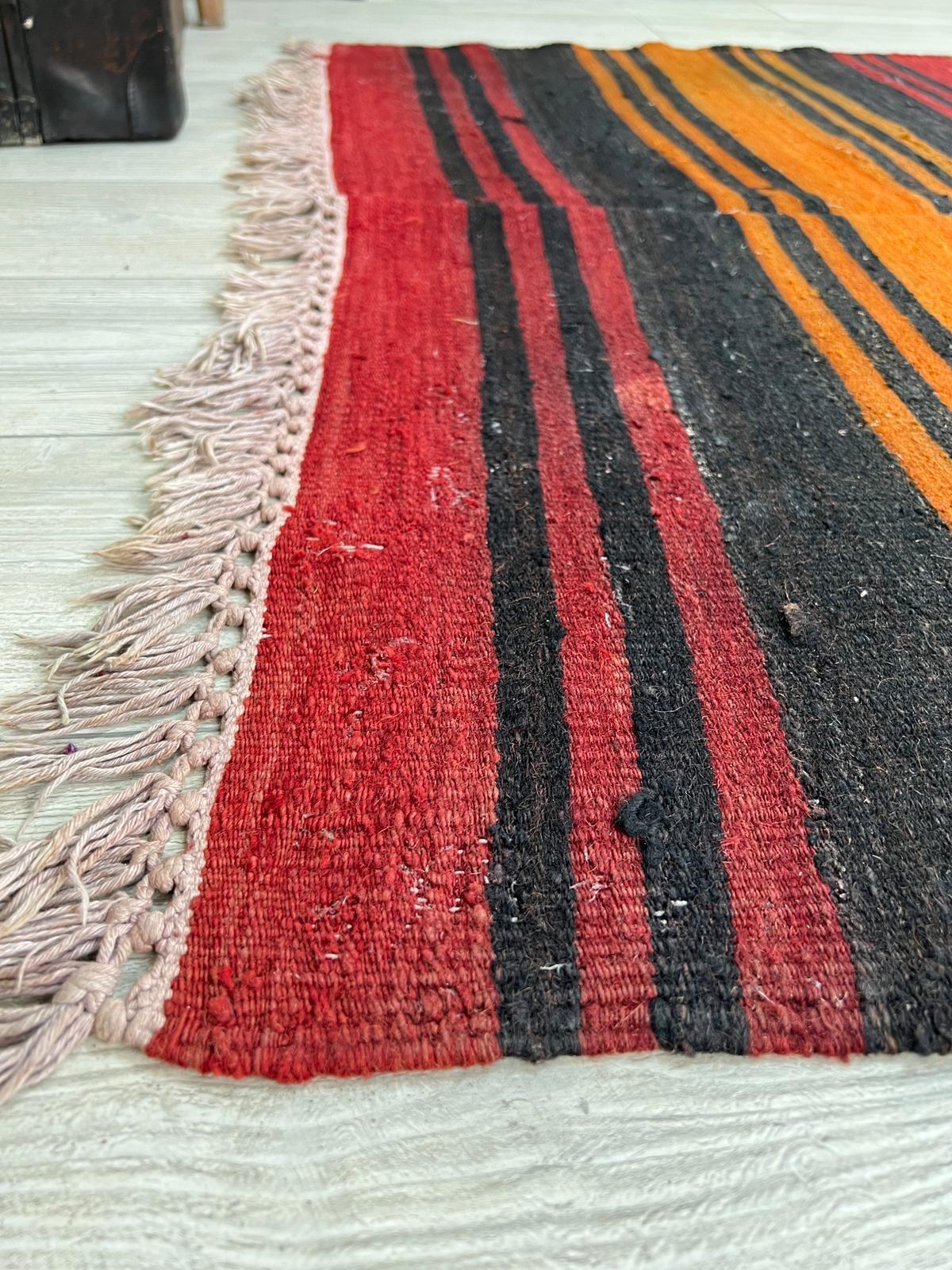 El Dokumasi Halı Kilim Yolluk Paspas Ölçü 362X130 Cm