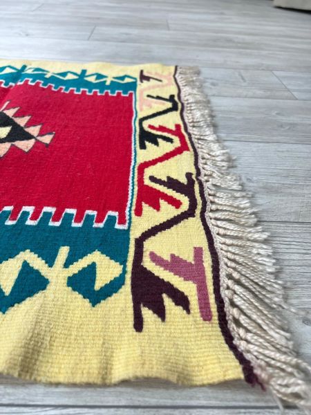 El Dokumasi Halı Kilim Yolluk Paspas Ölçü 142X73 Cm