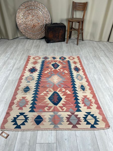 El Dokumasi Halı Kilim Yolluk Paspas Ölçü 171X115 Cm