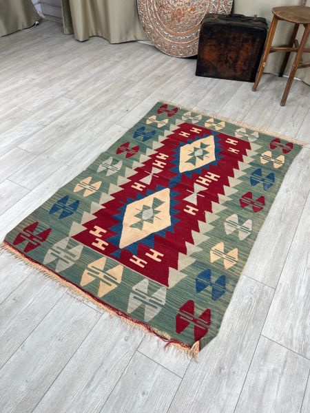 El Dokumasi Halı Kilim Yolluk Paspas Ölçü 160X110 Cm