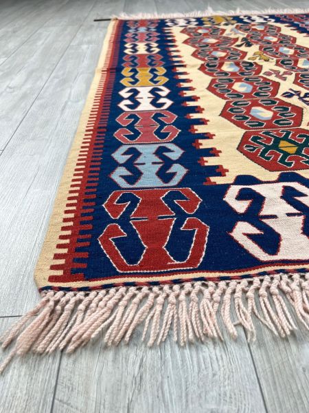 El Dokumasi Halı Kilim Yolluk Paspas Ölçü 165X110 Cm