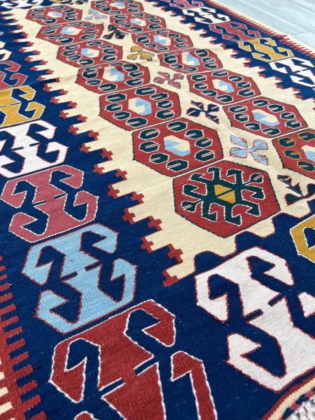 El Dokumasi Halı Kilim Yolluk Paspas Ölçü 165X110 Cm