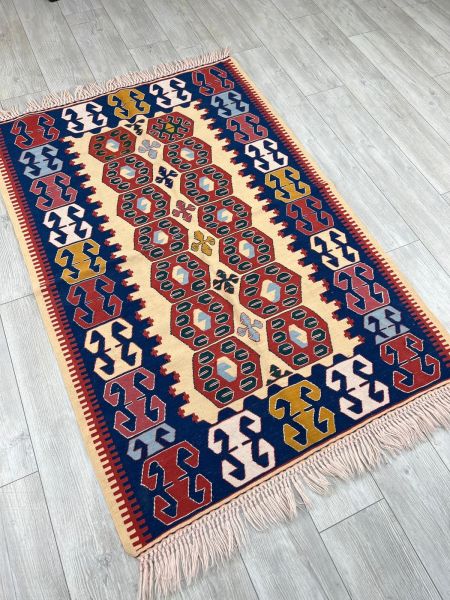 El Dokumasi Halı Kilim Yolluk Paspas Ölçü 165X110 Cm