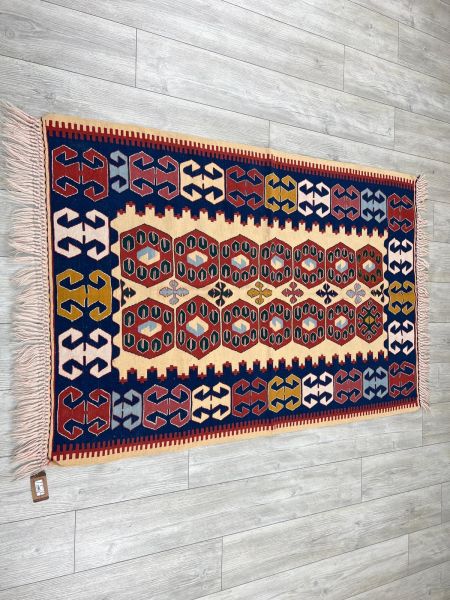 El Dokumasi Halı Kilim Yolluk Paspas Ölçü 165X110 Cm