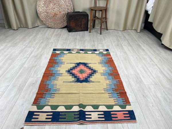 El Dokumasi Halı Kilim Yolluk Paspas Ölçü 160X110 Cm
