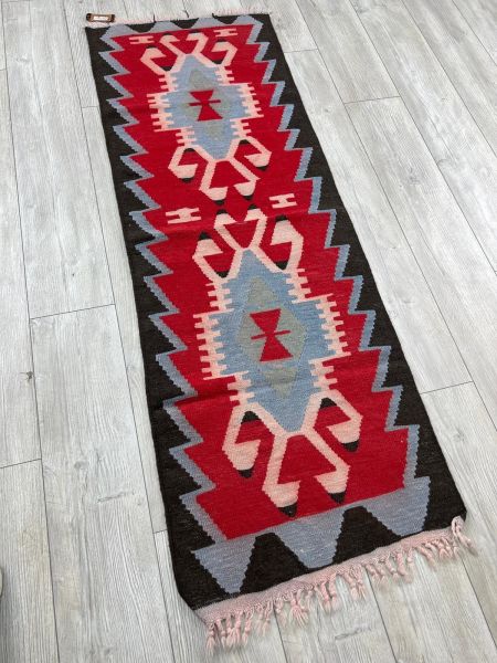 El Dokumasi Halı Kilim Yolluk Paspas Ölçü 175X61 Cm