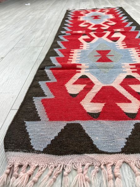 El Dokumasi Halı Kilim Yolluk Paspas Ölçü 175X61 Cm