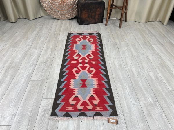 El Dokumasi Halı Kilim Yolluk Paspas Ölçü 175X61 Cm