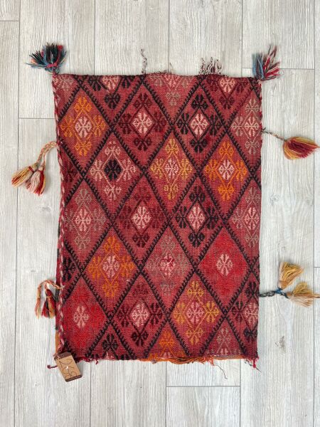 El Dokumasi Halı Kilim Yolluk Paspas Ölçü 76X53 Cm