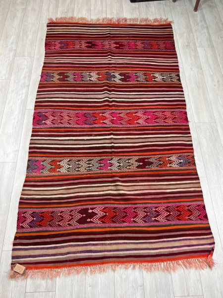 El Dokumasi Halı Kilim Yolluk Paspas Ölçü 250X145 Cm