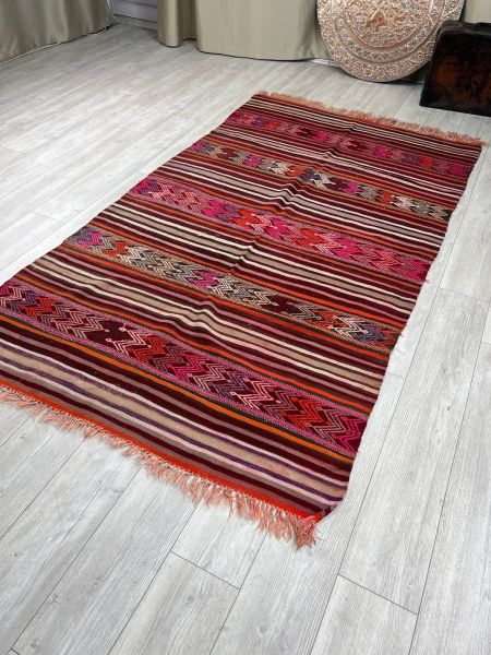 El Dokumasi Halı Kilim Yolluk Paspas Ölçü 250X145 Cm