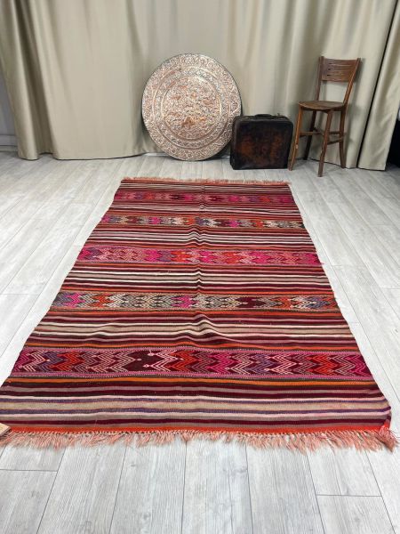 El Dokumasi Halı Kilim Yolluk Paspas Ölçü 250X145 Cm