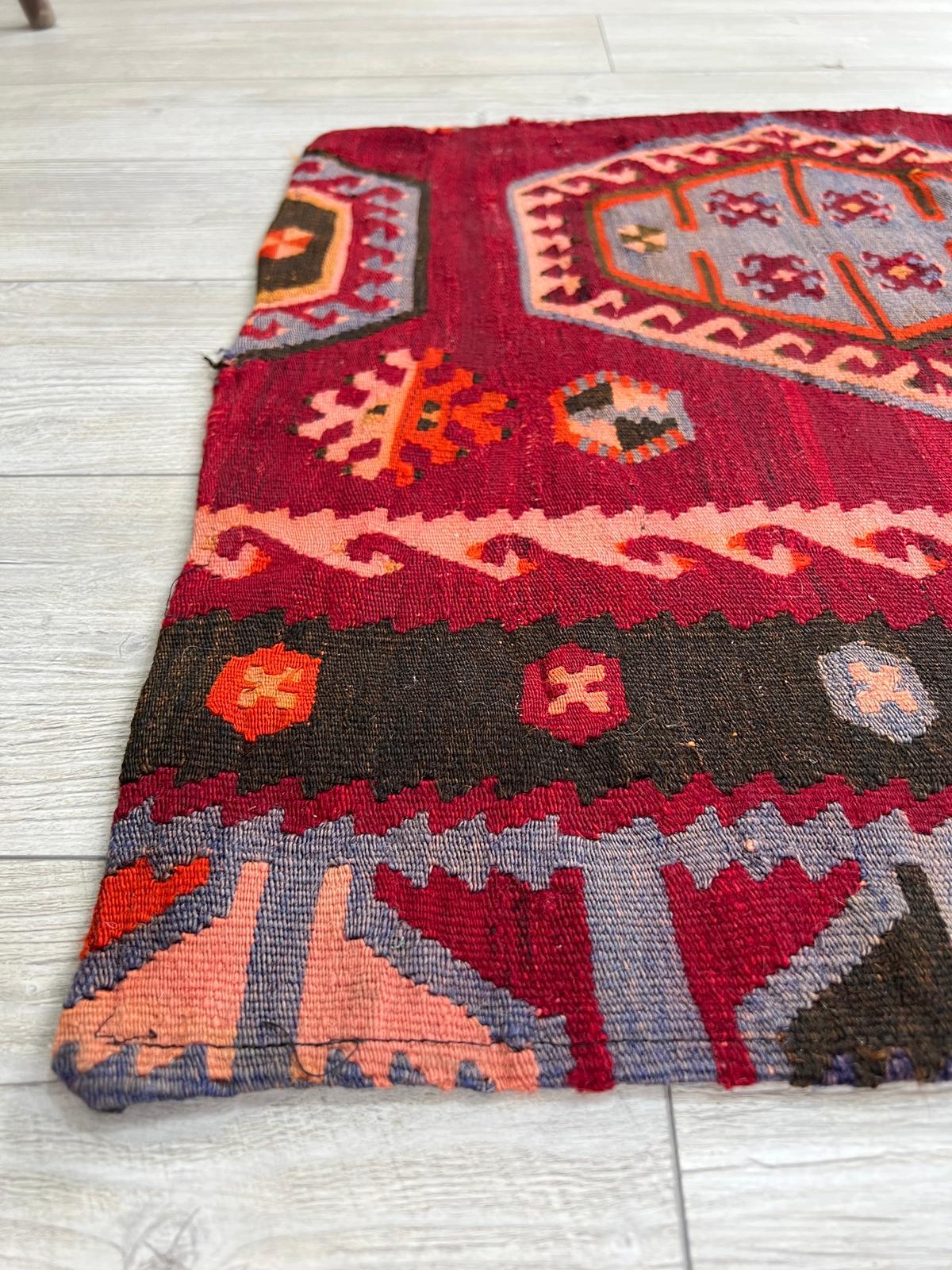 El Dokumasi Halı Kilim Yolluk Paspas Ölçü 164X68 Cm