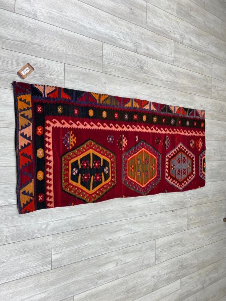 El Dokumasi Halı Kilim Yolluk Paspas Ölçü 164X68 Cm