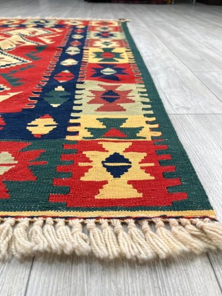 El Dokumasi Halı Kilim Yolluk Paspas Ölçü 169X113 Cm