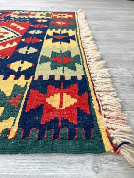 El Dokumasi Halı Kilim Yolluk Paspas Ölçü 169X113 Cm