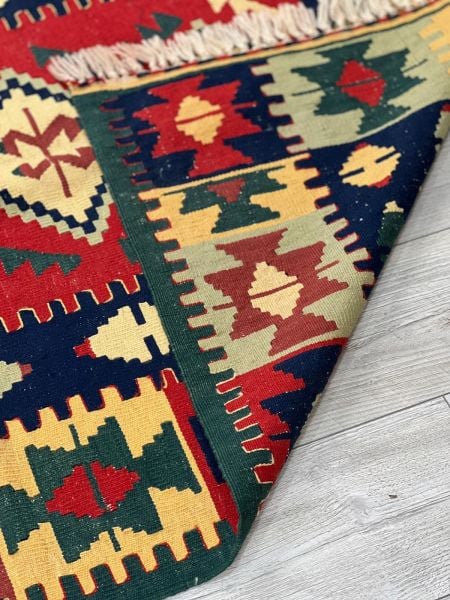 El Dokumasi Halı Kilim Yolluk Paspas Ölçü 169X113 Cm