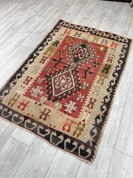 El Dokumasi Halı Kilim Yolluk Paspas Ölçü 162X106 Cm