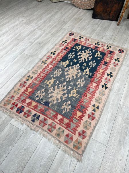 El Dokumasi Halı Kilim Yolluk Paspas Ölçü 178X108 Cm