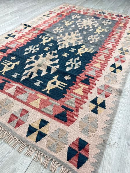 El Dokumasi Halı Kilim Yolluk Paspas Ölçü 178X108 Cm