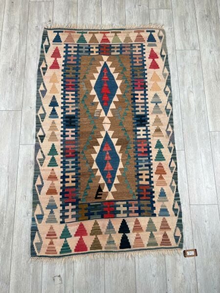 El Dokumasi Halı Kilim Yolluk Paspas Ölçü 168X100 Cm