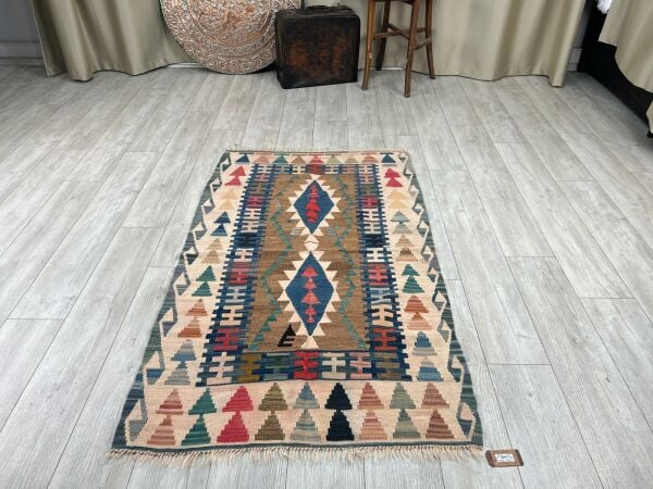 El Dokumasi Halı Kilim Yolluk Paspas Ölçü 168X100 Cm