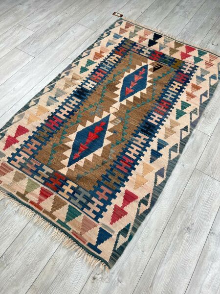 El Dokumasi Halı Kilim Yolluk Paspas Ölçü 168X100 Cm