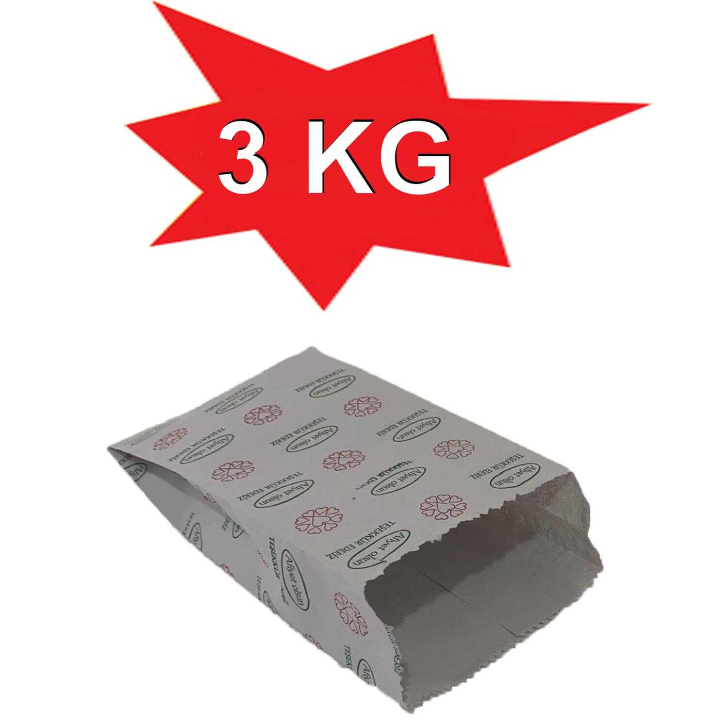 Kese Kağıdı Trakya Piyasa Baskılı 500 Gramlık 3 Kilo