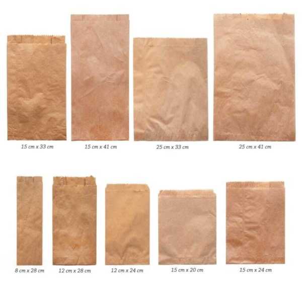 Kese Kağıdı Çizgisiz Şamua Kraft 25X33 Cm 3 Kilo