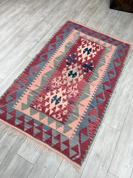El Dokumasi Halı Kilim Yolluk Paspas Ölçü 175X105 Cm