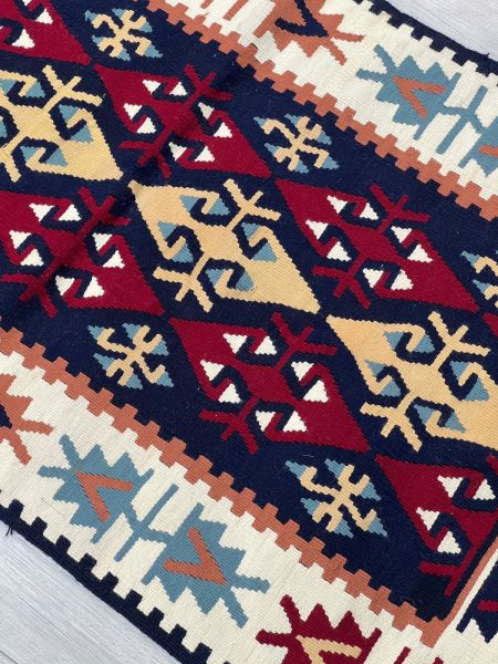 El Dokumasi Halı Kilim Yolluk Paspas Ölçü 144X76 Cm