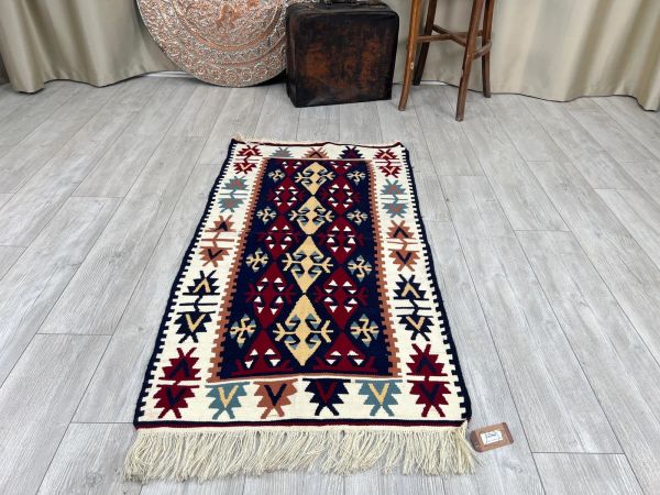 El Dokumasi Halı Kilim Yolluk Paspas Ölçü 144X76 Cm