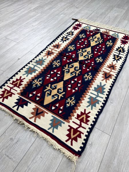 El Dokumasi Halı Kilim Yolluk Paspas Ölçü 144X76 Cm