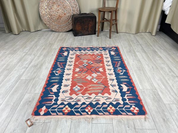 El Dokumasi Halı Kilim Yolluk Paspas Ölçü 162X116 Cm