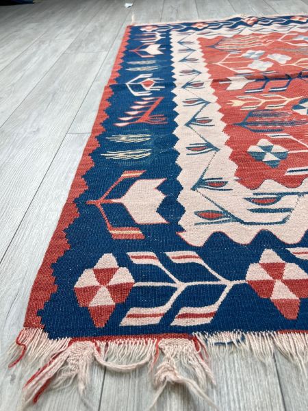 El Dokumasi Halı Kilim Yolluk Paspas Ölçü 162X116 Cm
