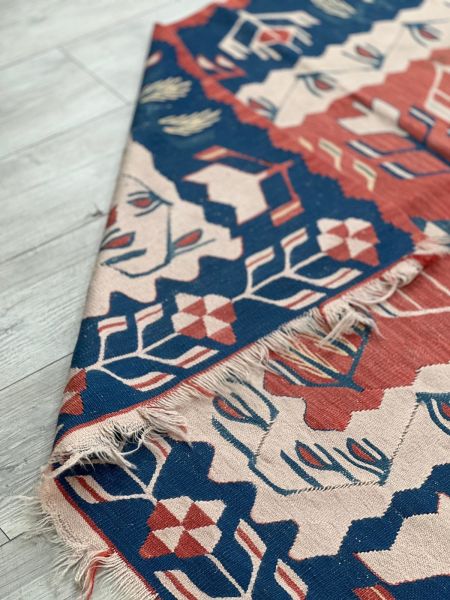 El Dokumasi Halı Kilim Yolluk Paspas Ölçü 162X116 Cm