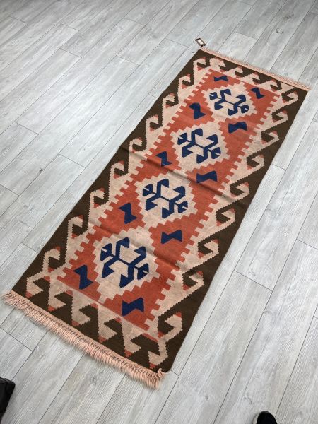 El Dokumasi Halı Kilim Yolluk Paspas Ölçü 200X81 Cm