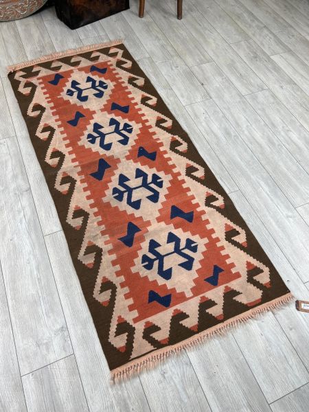 El Dokumasi Halı Kilim Yolluk Paspas Ölçü 200X81 Cm