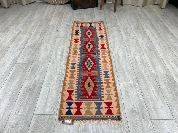 El Dokumasi Halı Kilim Yolluk Paspas Ölçü 178X54 Cm