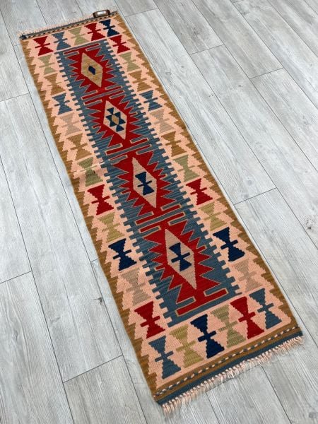 El Dokumasi Halı Kilim Yolluk Paspas Ölçü 178X54 Cm