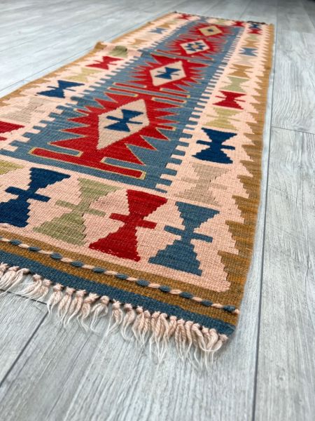 El Dokumasi Halı Kilim Yolluk Paspas Ölçü 178X54 Cm