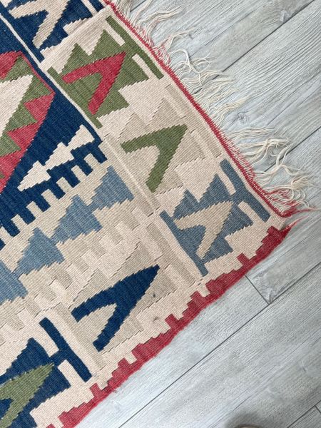 El Dokumasi Halı Kilim Yolluk Paspas Ölçü 166X112 Cm