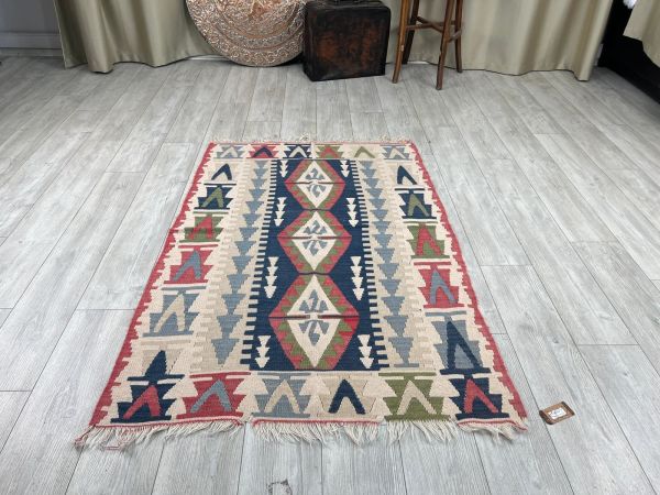 El Dokumasi Halı Kilim Yolluk Paspas Ölçü 166X112 Cm