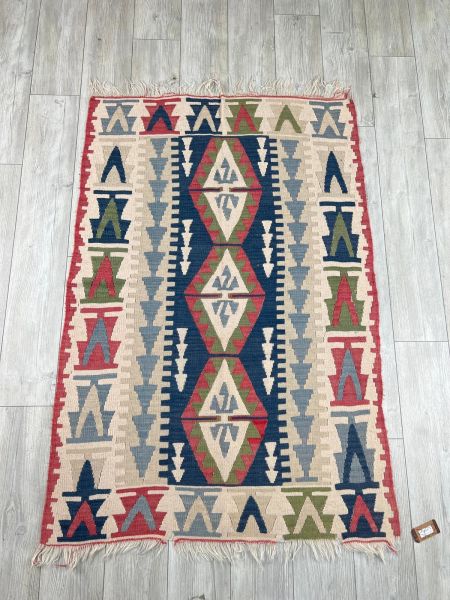 El Dokumasi Halı Kilim Yolluk Paspas Ölçü 166X112 Cm