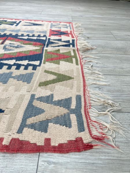 El Dokumasi Halı Kilim Yolluk Paspas Ölçü 166X112 Cm