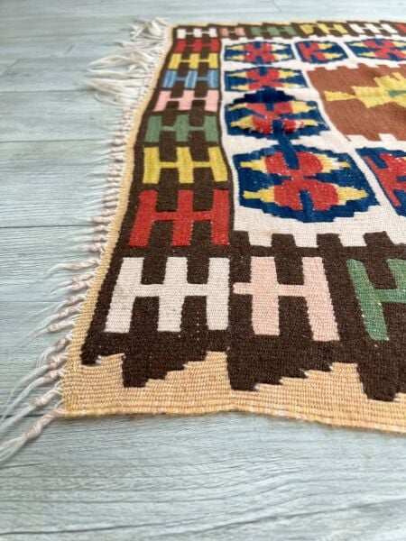 El Dokumasi Halı Kilim Yolluk Paspas Ölçü 165X104 Cm