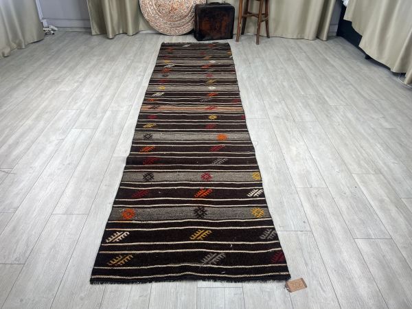 El Dokumasi Halı Kilim Yolluk Paspas Ölçü 364X87 Cm